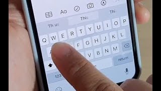 New iOS 13 Feature How to Use Keyboard Swipe Slide to Type  iPhone 11 Pro [upl. by Atrahc]