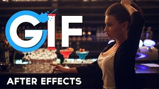 Como Hacer un Gif en After Effects Tutorial [upl. by Sahcnip175]