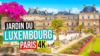 LUXEMBOURG GARDENS Jardin du Luxembourg  Paris France 4K [upl. by Ochs]