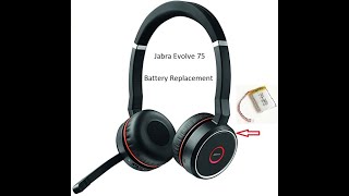 Jabra Evolve 75 Battery Replacement [upl. by Draper783]