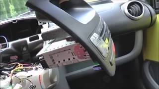 How to remove stereo head unit cd  Aygo Citroen C1 Peugeot 107 [upl. by Biamonte]