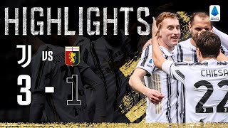 Juventus 31 Genoa  Kulusevski Morata amp McKennie on Target  Serie A Highlights [upl. by Tarah90]