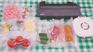 ABOX V63 Vacuum Sealer Machine Operation Video [upl. by Ibob]