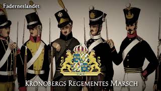 Swedish Army March  quotKronobergs Regementes Marschquot [upl. by Orelle]