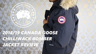 201819 Canada Goose Chilliwack Bomber Jacket Review [upl. by Lali]