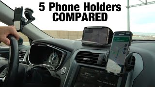 5 Car Phone Holders Compared [upl. by Rosdniw]