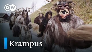 Schaurige Tradition Der Krampuslauf  Euromaxx [upl. by Anitirhc]