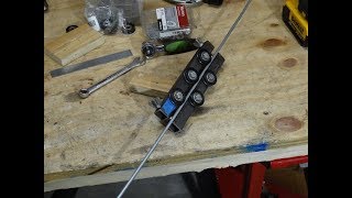 DIY Brake line  Tubing straightener pipe straightener [upl. by Cordell]