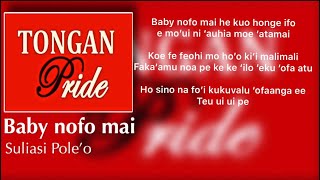 Suliasi Poleo  Baby nofo mai lyrics Tongan Love song [upl. by Ahsinej]