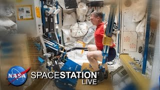 Space Station Live The ISS Workout Plan [upl. by Inerney123]