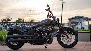 2020 HarleyDavidson Street Bob FXBB Test Ride and Review [upl. by Osy]