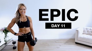 Day 11 of EPIC  Dumbbell Quads amp Abs Workout [upl. by Keely507]