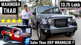 New Mahindra Thar  Indias Safest OffRoad SUV  New Interiors Features  Mahindra Thar 2022 4X4 [upl. by Eihtak]