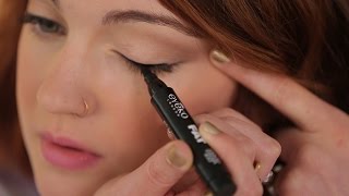 How To Apply Liquid Eyeliner for Beginners [upl. by Aihsar]