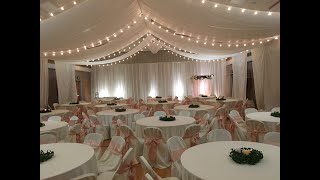 We transformed a church gym into a gorgeous reception hall Wedding video  In The Details Episode 3 [upl. by Tedra144]