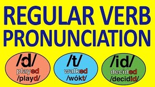 REGULAR VERBS PRONUNCIATION 23 06 2013 [upl. by Monetta169]