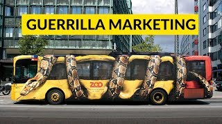 Guerilla Marketing  Unconventional Marketing Strategy  Needs Lot Of Creativity [upl. by Dimo]