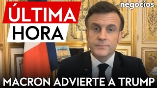 ÚLTIMA HORA  Macron advierte a Trump “no queremos la capitulación de Ucrania” [upl. by Artek]