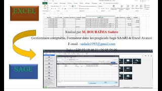 COMMENT IMPORTER LES ÉCRITURES COMPTABLE DE EXCEL VERS SAGE [upl. by Penelopa690]