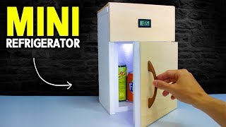 How to Make a MINI Refrigerator At Home  DIY [upl. by Aleik]