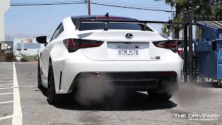 Lexus RCF Fuji Speedway Edition  GTHaus Meistercraft Titanium Exhaust [upl. by Imotih]