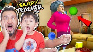 KIZGIN ÖĞRETMENE İĞNE TUZAĞI KURDUK GİZLİ GİRİŞ BULDUK  SCARY TEACHER OYNUYORUZ [upl. by Shalom521]