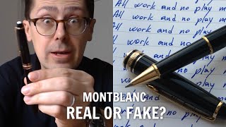 How to buy authentic Montblanc pen thats not FAKE  the guide [upl. by Htebyram]