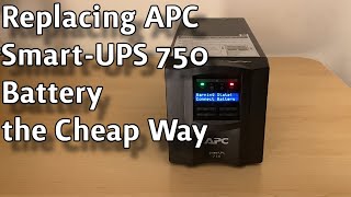 How to Replace Battery APC Smart UPS 750 [upl. by Ardnayek]