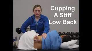 Advanced Cupping Techniques Myofascial Decompression for a Stiff Low back LBP [upl. by Haeckel630]