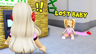 I Adopted Lost Babies I Changed Their Lives Full Story Roblox Bloxburg [upl. by Leihcey18]