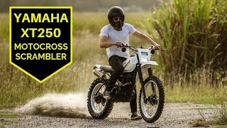 Yamaha XT250 MX Scrambler  How to build it  Purpose Built Moto [upl. by Luwana482]