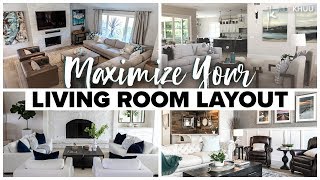 4 Furniture Ideas to Maximize Your Living Room Layout PRO SpacePlanning Tips [upl. by Nileuqcaj]