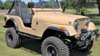 1977 Jeep CJ5 Restoration by Miller Brothers Auto Repair [upl. by Lhamaj]