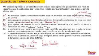 Questão 22 UFSC 2022  Prova Amarela [upl. by Ladnor]