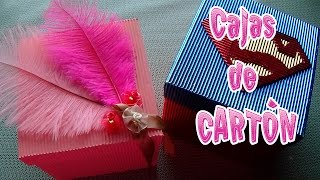 Cómo hacer cajas de cartón│CandyBu [upl. by Older]