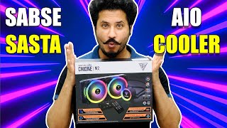 Gamdias Chione M2 240R RGB AIO Liquid Cooler Unboxing amp Review HINDI [upl. by Anaidiriv]