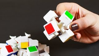 HOW TO DISASSEMBLE RUBIKS CUBE AND ASSEMBLE AGAIN [upl. by Ramma]