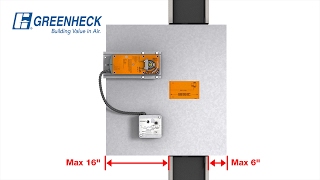 Greenheck  Fire Safety Damper Installation [upl. by Eibrik]