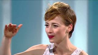 Karine Vanasse on George Stroumboulopoulos Tonight INTERVIEW [upl. by Ailalue544]