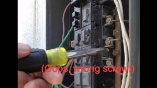 How To Replace A Pushmatic Breaker [upl. by Kath673]