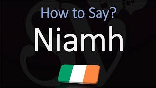 How to Pronounce Niamh CORRECTLY Irish Names Pronunciation [upl. by Iturhs]