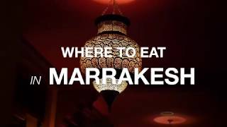 Moroccan food guide  Best places to eat in Marrakech [upl. by Alyek]