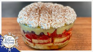 TRADITIONAL ENGLISH TRIFLE  THE PERFECT CHRISTMAS DESSERT [upl. by Aurora]