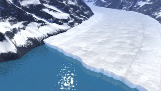 Animation How a Glacier Melts [upl. by Jeff]