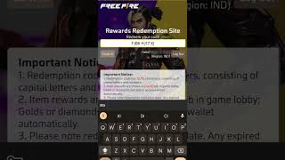 FREE FIRE REDEEM CODE FOR TODAY JANUARY 29  FF REWARDS REDEEM CODE  FF REDEEM CODE TODAY [upl. by Eyde]