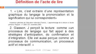 la didactique pédagogique dune leçon de lecture présenté par MTOUMI [upl. by Jereld532]