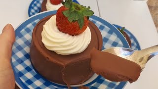 POSTRE MUY FACIL 3 INGREDIENTES EN MINUTITOS [upl. by Nylanna]