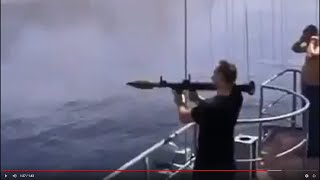 See how Russian Navy Destroys a pirate boat  Tech IT Creators [upl. by Nylyram]