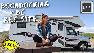 FREE Camping in our Class C RV  Explore British Columbia [upl. by Teiluj]