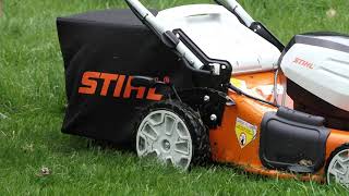 Mow With Me  Stihl RMA 510 V Mowing Review [upl. by Darees]